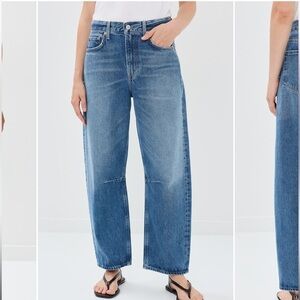 NWT Citizens Of Humanity miro relaxed barrel Jeans in Pacifica wash